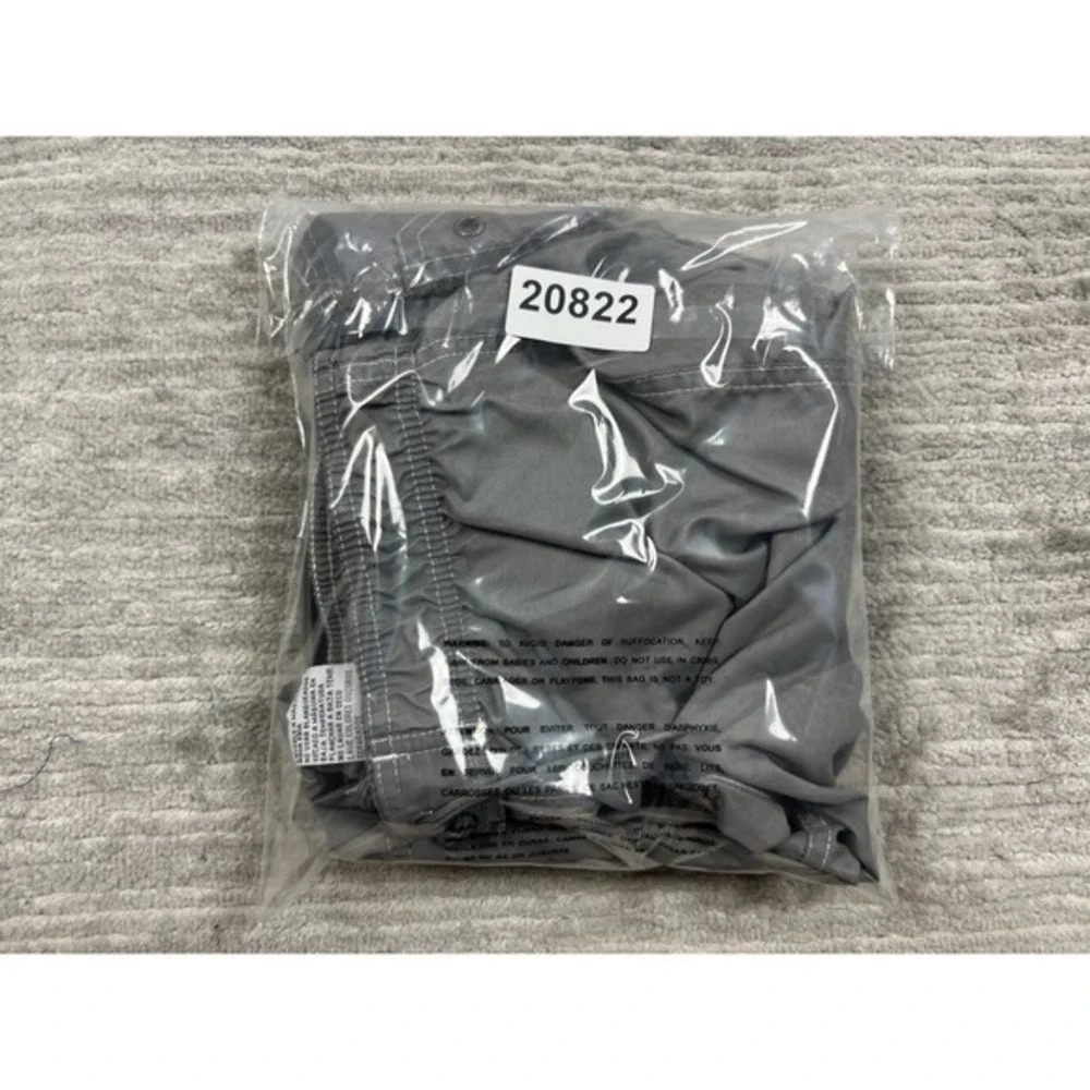 World Wide Sportsman Swimming Trunks Mens Medium Gray Mesh‎ Lined Cargo Pocket